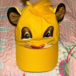 Disney Park Youth Simba Kids Hat with Ears and Tail
